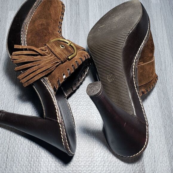 Coach Tan Katryna brown suede Mules - Picture 6 of 6